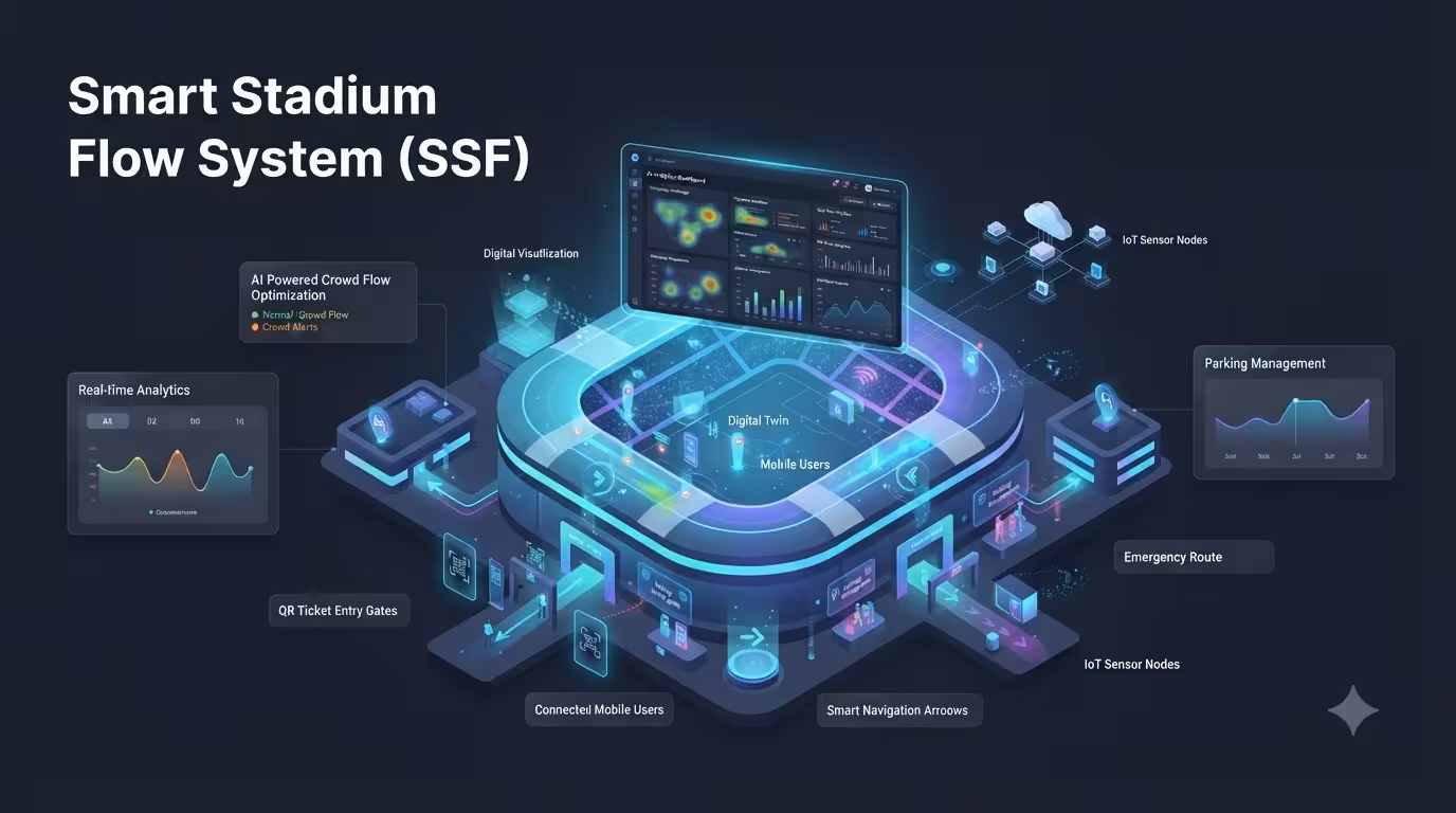 Smart-Stadium-Flow-System-SSF (StadiumPulse Pro) — Stadium crowd-intelligence and safety dashboard with predictive velocity modelling.